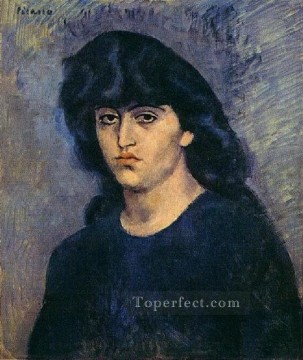 パブロ・ピカソ Painting - 肖像画 スザンヌ・ブロック 1904年 パブロ・ピカソ
